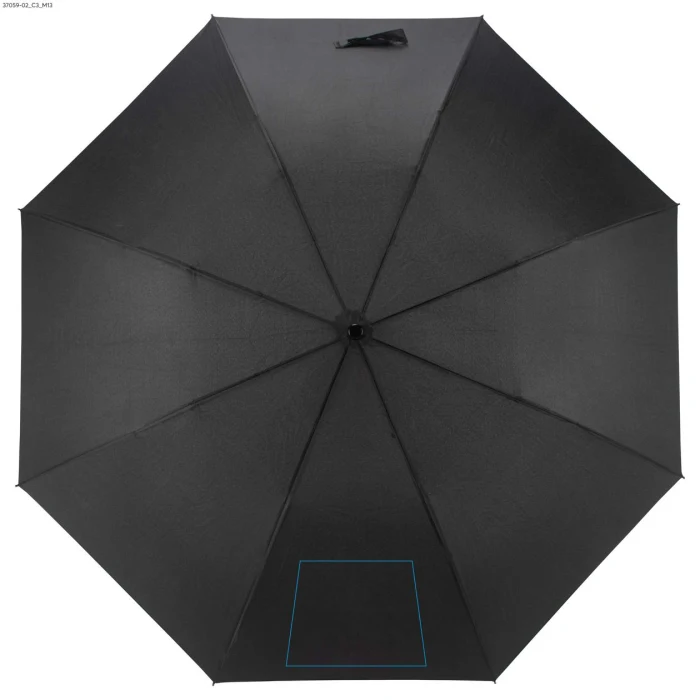 Schemat znakowania dla DTF - C3 na gadżecie: FANTO parasol reklamowy z logo 105 cm czarny