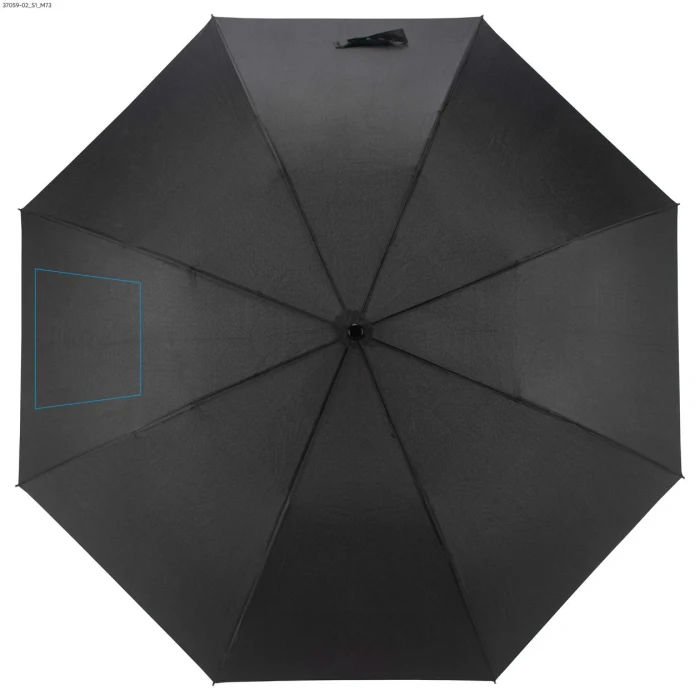 Schemat znakowania dla Sitodruk - S1 na gadżecie: FANTO parasol reklamowy z logo 105 cm czarny