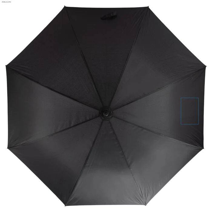 Schemat znakowania dla DTF - C2 na gadżecie: Parasol z logo firmy GENTLEMAN 122 cm czarny