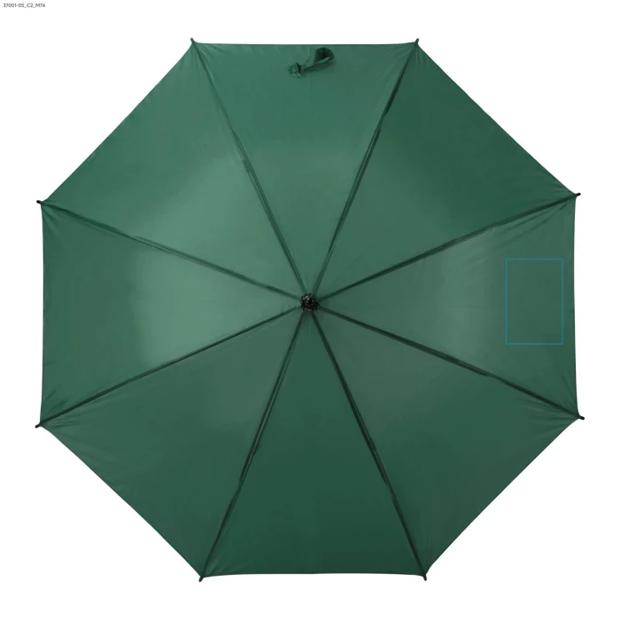 Schemat znakowania dla DTF - C2 na gadżecie: Parasol automatyczny STICK 104 cm z drewnianą rączką