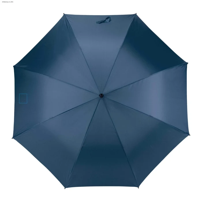 Schemat znakowania dla DTF - C1 na gadżecie: Parasol BETILLA automatyczny premium 120 cm granatowy