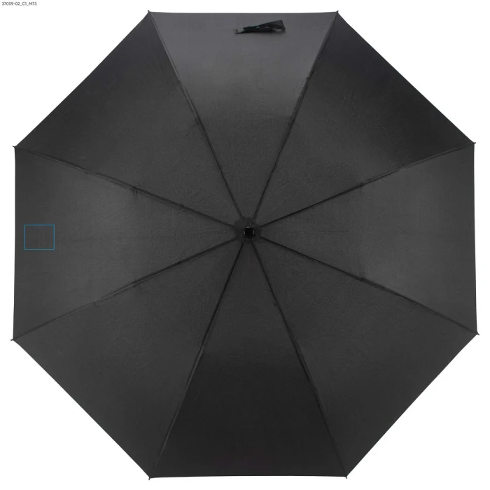 Schemat znakowania dla DTF - C1 na gadżecie: FANTO parasol reklamowy z logo 105 cm czarny