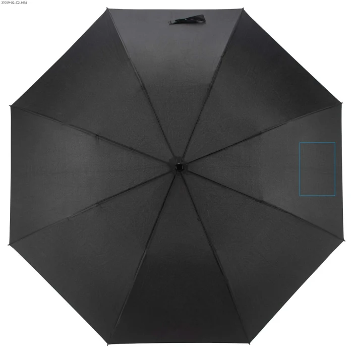 Schemat znakowania dla DTF - C2 na gadżecie: FANTO parasol reklamowy z logo 105 cm czarny