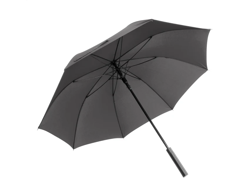 Parasol sztormowy z logo RPET, 120 cm wiatroszczelny