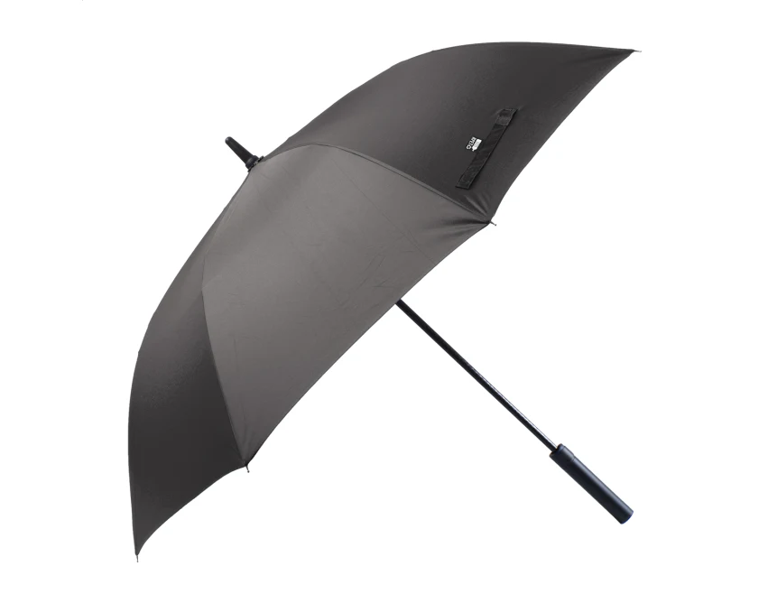 Parasol sztormowy z logo RPET, 120 cm wiatroszczelny