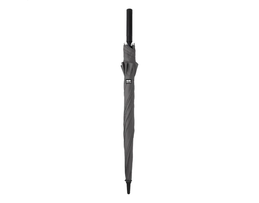 Parasol sztormowy z logo RPET, 120 cm wiatroszczelny