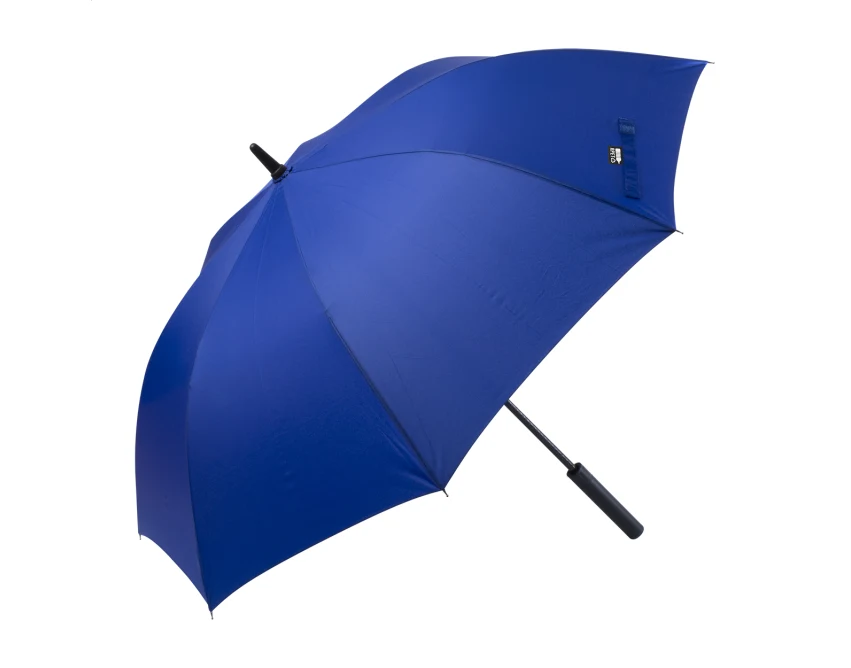 Parasol z nadrukiem RPET automatyczny 120 cm niebieski