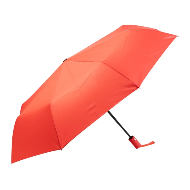 Parasol z nadrukiem RPET automatyczny czerwony