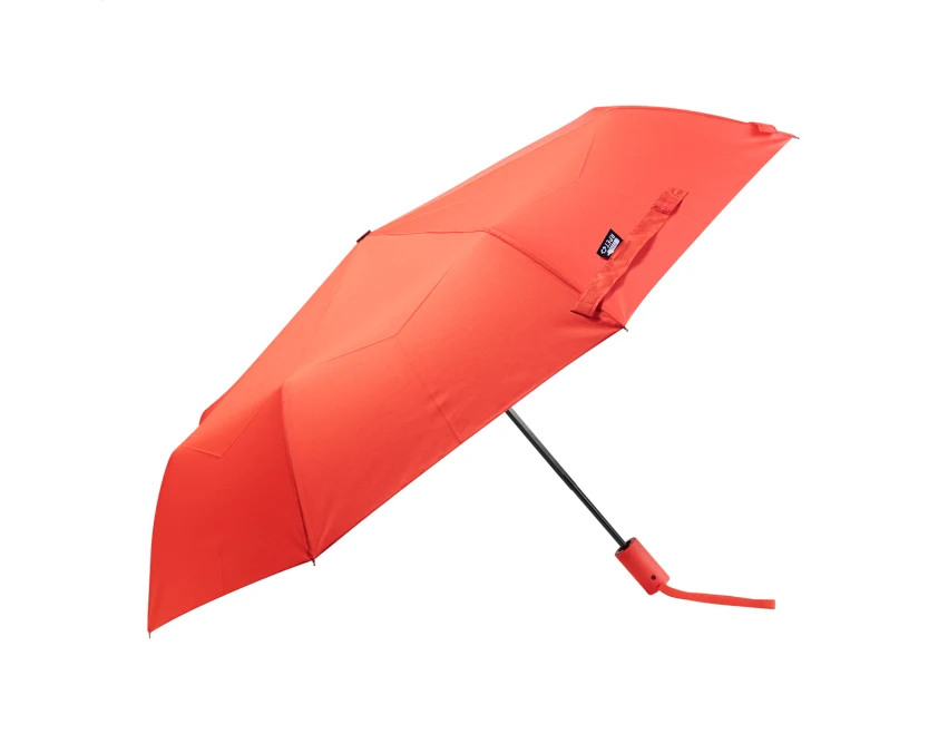 Parasol z nadrukiem RPET automatyczny czerwony