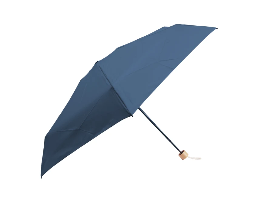 Parasol reklamowy mini RPET z bambusową rączką