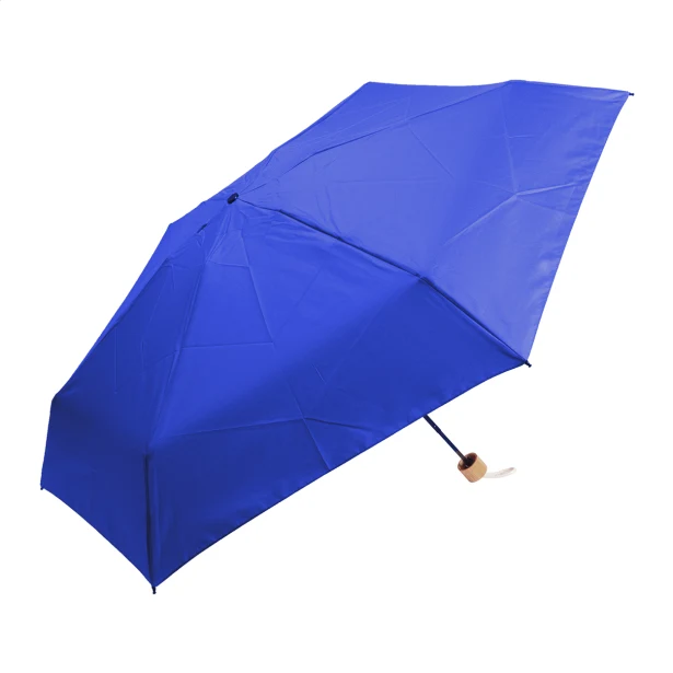 Parasol reklamowy mini RPET bambusowy z nadrukiem