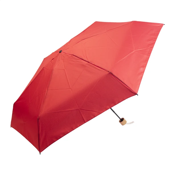 Parasol reklamowy z nadrukiem RPET z bambusową rączką