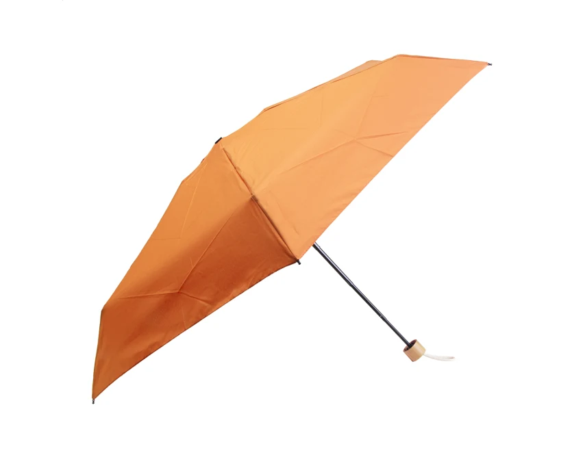 Parasol reklamowy mini rPET z logo, bambusowa rączka