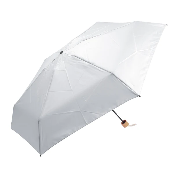 Parasol reklamowy z logo rPET, bambusowa rączka mini