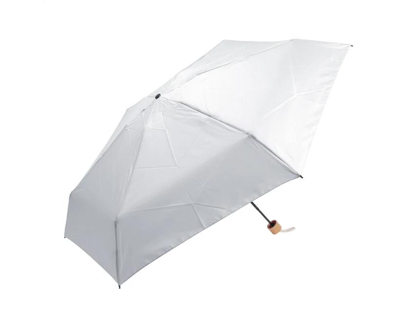 Parasol reklamowy z logo rPET, bambusowa rączka mini