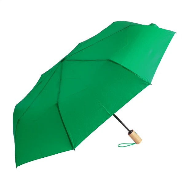 Parasol reklamowy z nadrukiem RPET, bambusowa rączka