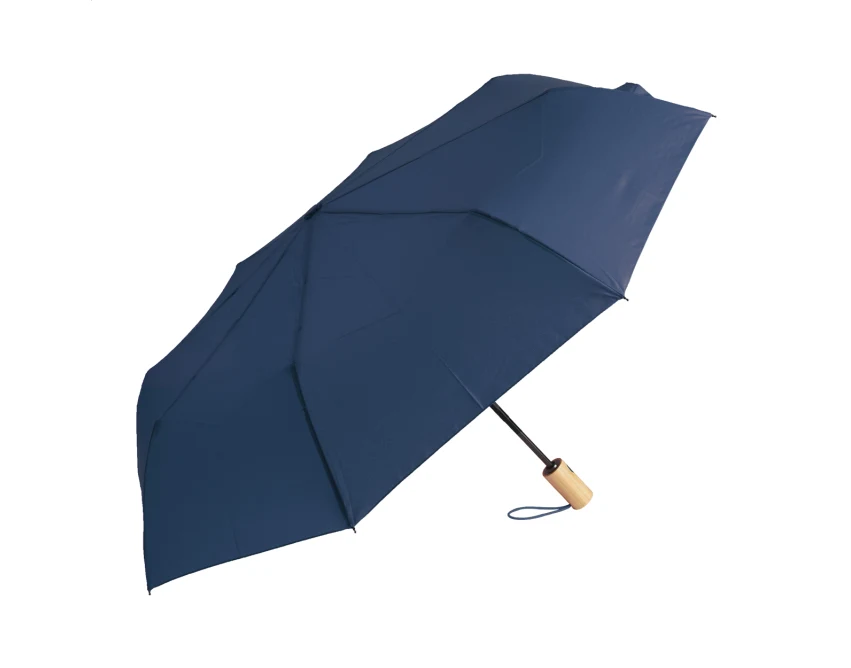 Parasol reklamowy RPET z bambusową rączką, automat