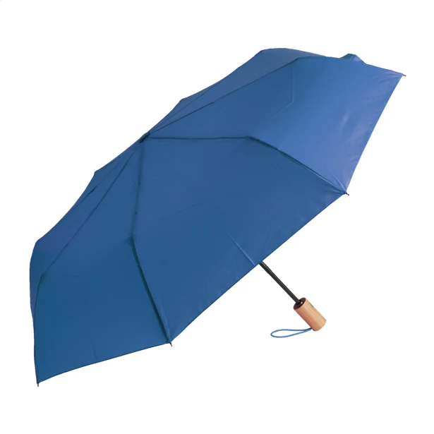 Parasol automatyczny składany RPET z bambusową rączką