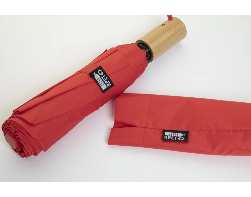Parasol automatyczny RPET 985 mm z bambusową rączką