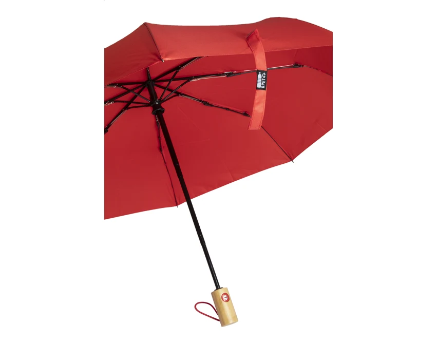 Parasol automatyczny RPET 985 mm z bambusową rączką