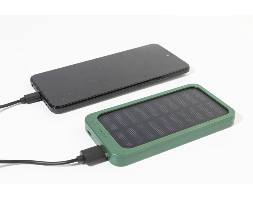 Powerbank solarny RABS 4000 mAh z ABS z recyklingu