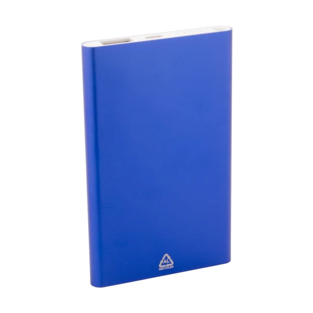 Eko powerbank 4000 mAh aluminiowy USB-C niebieski