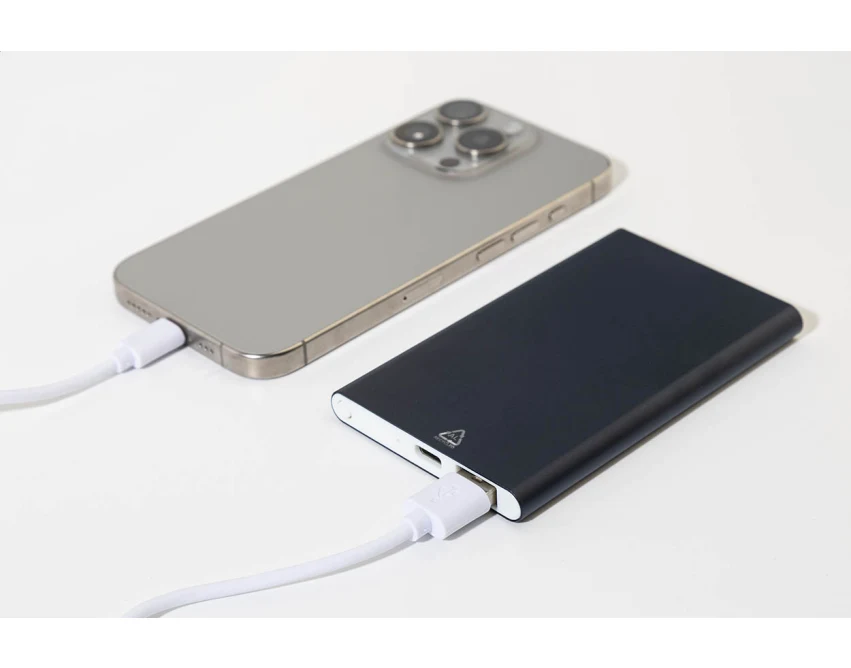 Power bank z grawerem 4000 mAh aluminiowy USB-C