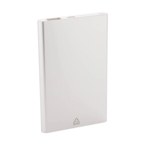 Powerbank aluminiowy 4000 mAh z grawerem logo