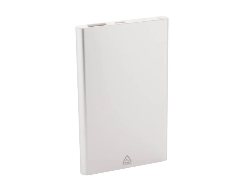 Powerbank aluminiowy 4000 mAh z grawerem logo