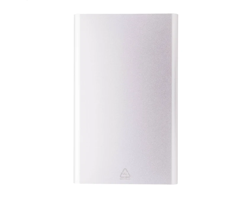 Powerbank aluminiowy 4000 mAh z grawerem logo
