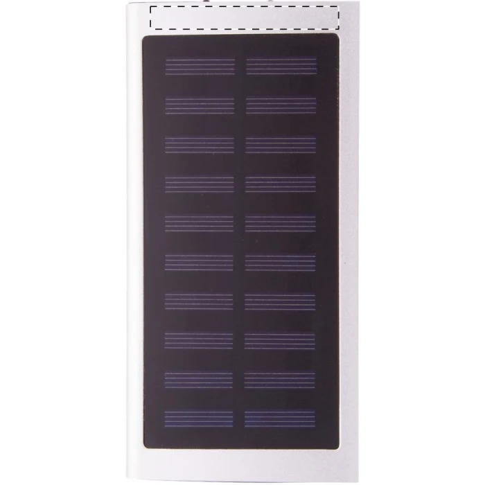 Schemat znakowania dla Grawerowanie laserowe - E3 na gadżecie: Powerbank z panelem solarnym 4000 mAh srebrny