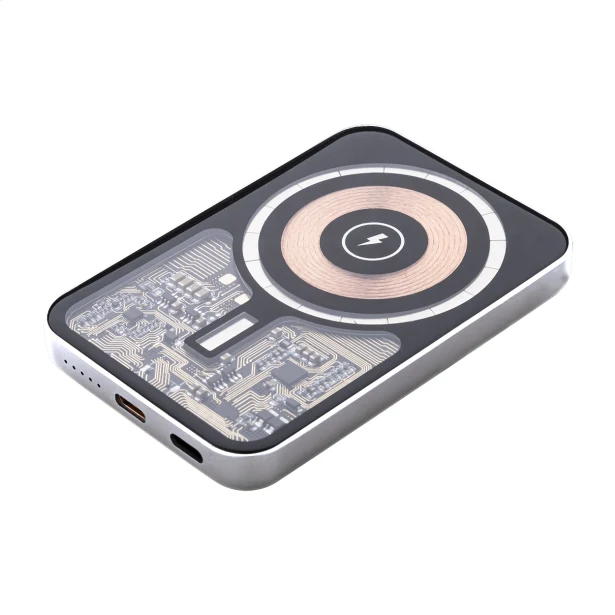 Powerbank MagSafe 15 W 5000 mAh, srebrny korpus