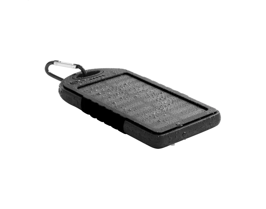 Powerbank na energię słoneczną z silikonową powłoką