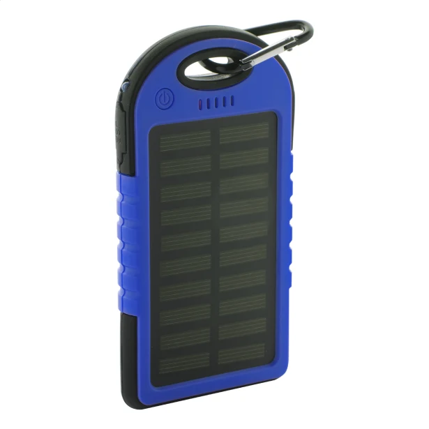 Powerbank solarny 4000 mAh silikonowy z LED