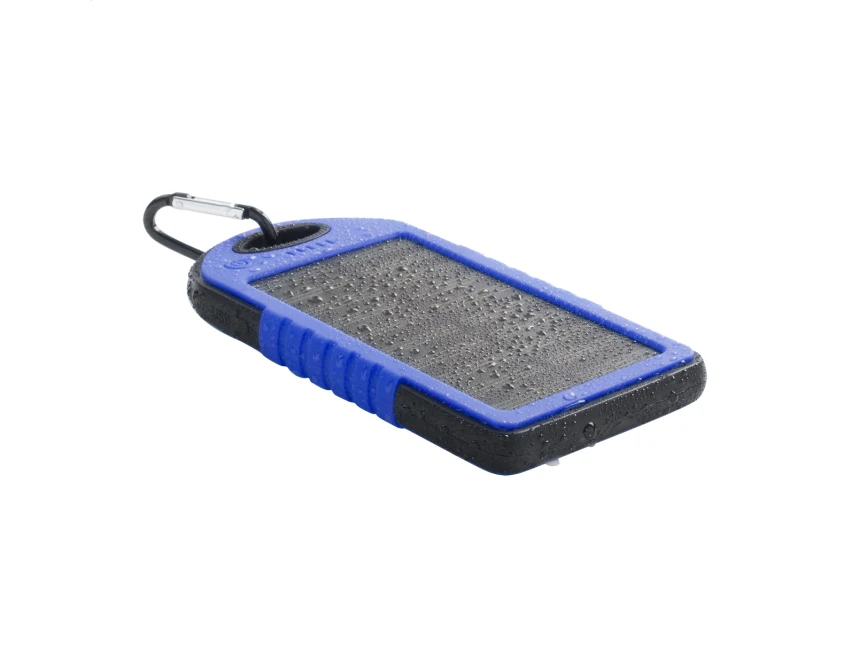 Powerbank solarny 4000 mAh silikonowy z LED