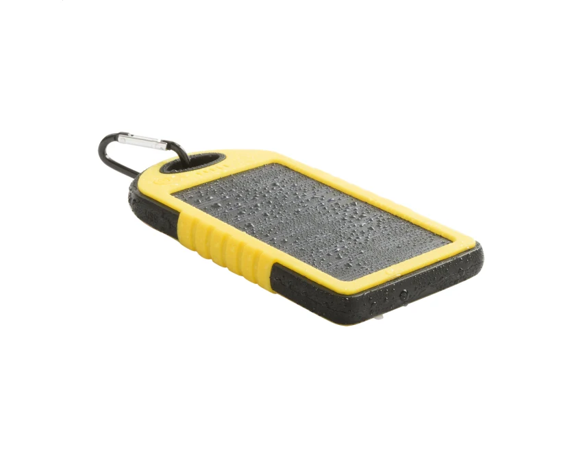 Powerbank z ładowaniem solarnym 4000 mAh silikonowa