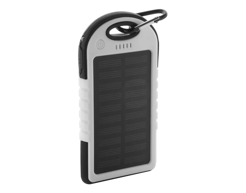 Durabank power bank na baterie słoneczne 4000mAh biały
