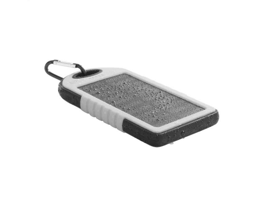 Durabank power bank na baterie słoneczne 4000mAh biały