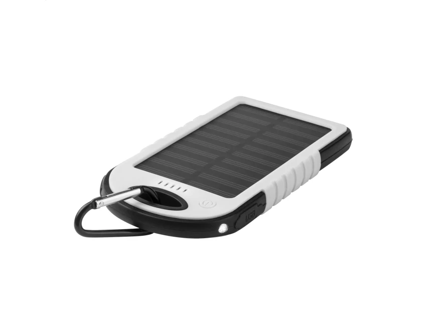 Durabank power bank na baterie słoneczne 4000mAh biały
