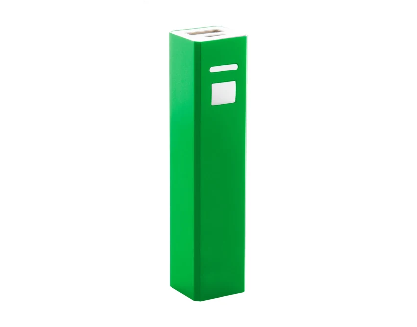 Powerbank metalowy 2200 mAh zielony z grawerem