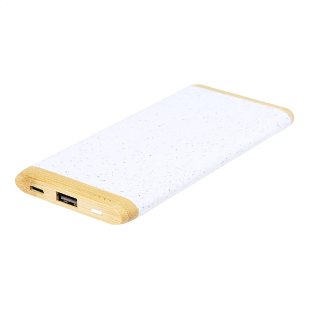 Powerbank ekologiczny 5000 mAh bambusowy USB-C