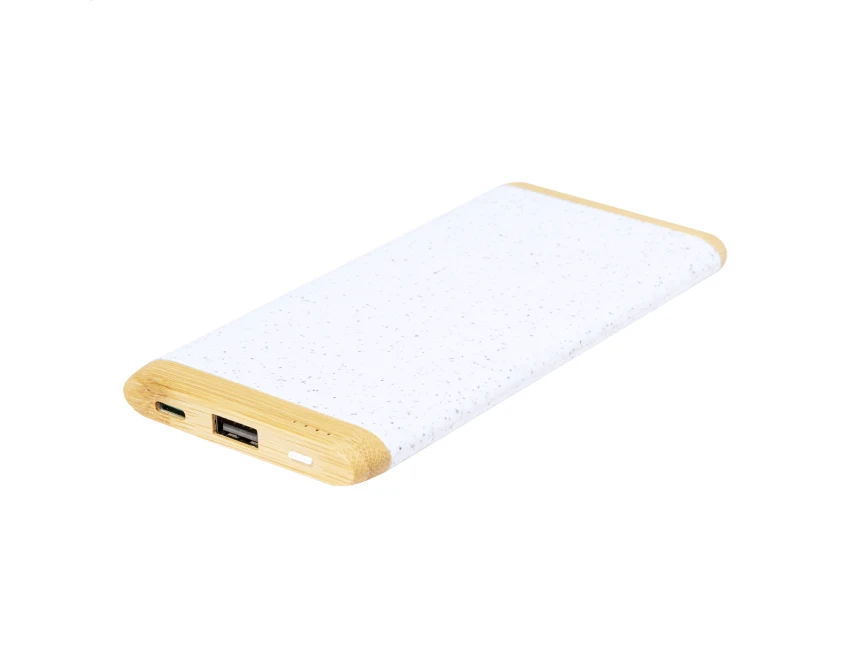 Powerbank ekologiczny 5000 mAh bambusowy USB-C