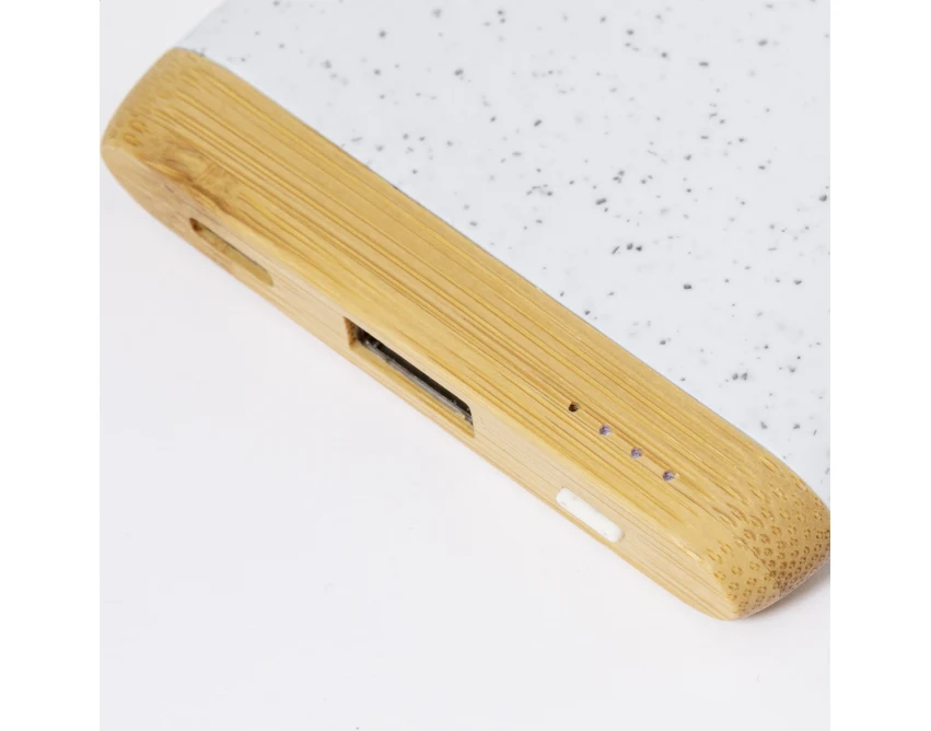 Powerbank ekologiczny 5000 mAh bambusowy USB-C