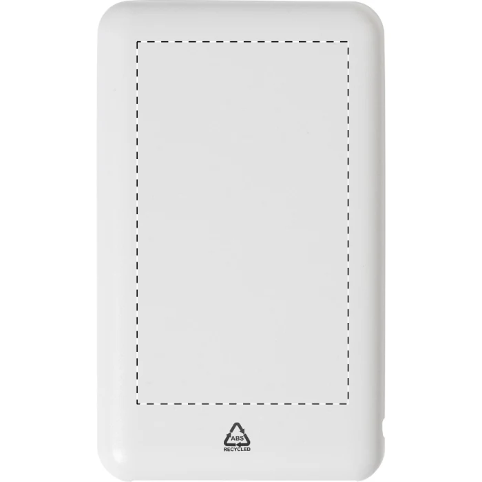 Schemat znakowania dla Nadruk UV (personalizacja) - NUVD na gadżecie: Powerbank z nadrukiem 4000 mAh rABS, USB-C