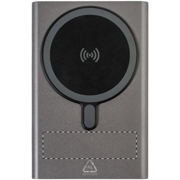 Schemat znakowania dla Grawerowanie laserowe (personalizacja) - NE3 na gadżecie: Powerbank MagSafe 15 W aluminiowy 5000 mAh z logo