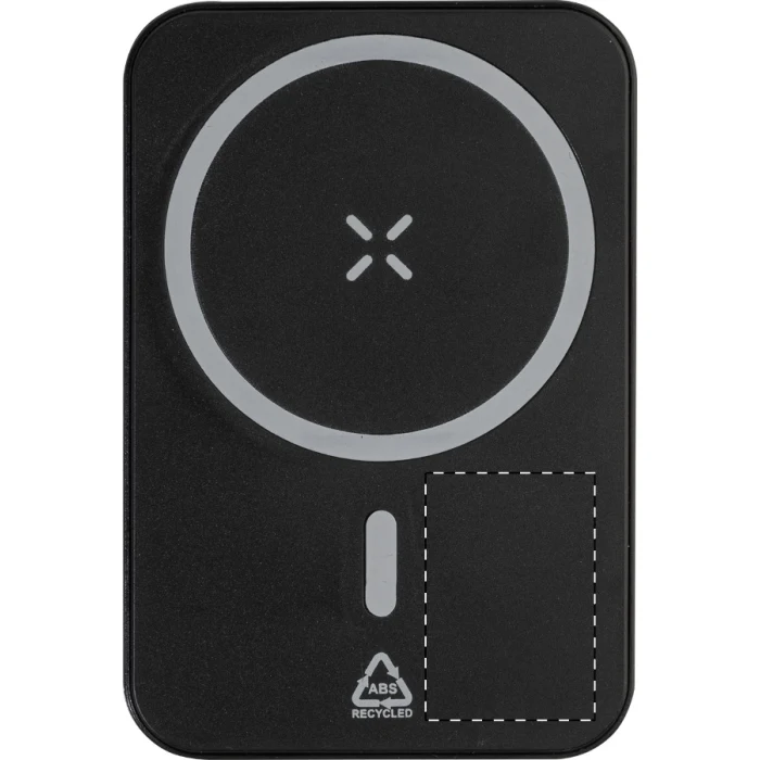 Schemat znakowania dla Grawerowanie laserowe - E3 na gadżecie: RABS powerbank magsafe 15 W 5000 mAh ABS z recyklingu
