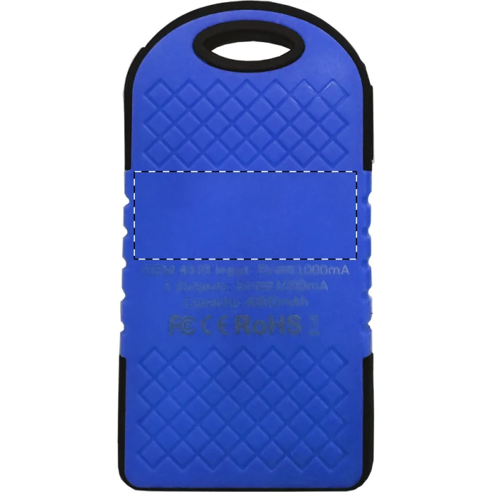 Schemat znakowania dla Tampondruk - P3 na gadżecie: Powerbank solarny 4000 mAh silikonowy z LED