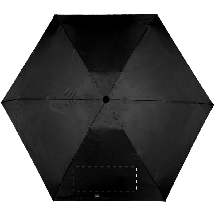 Schemat znakowania dla Termotransfer - TD na gadżecie: Miniboo parasol reklamowy RPET składany 175 mm