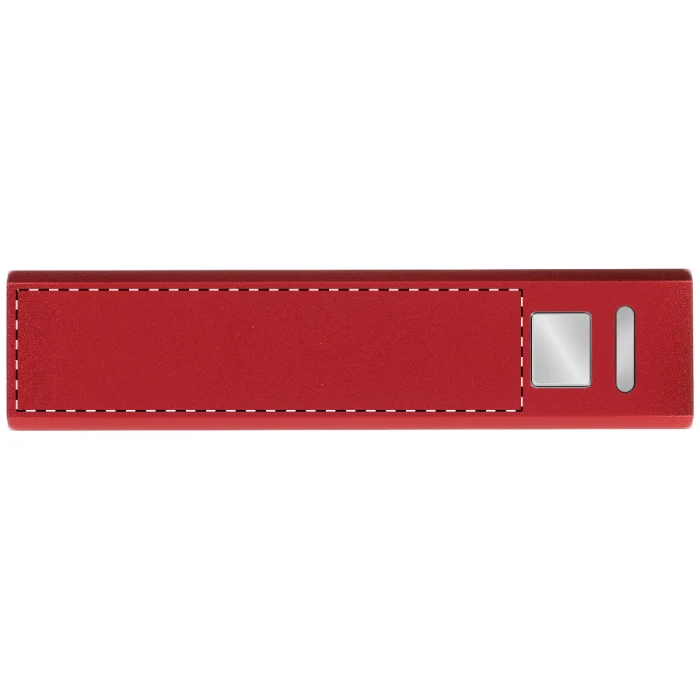 Schemat znakowania dla Grawerowanie laserowe - E3 na gadżecie: Power bank aluminiowy 2200 mAh z grawerem czerwony