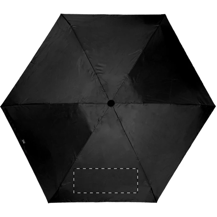 Schemat znakowania dla Transfer cyfrowy (personalizacja) - NDTD na gadżecie: Miniboo parasol reklamowy RPET składany 175 mm